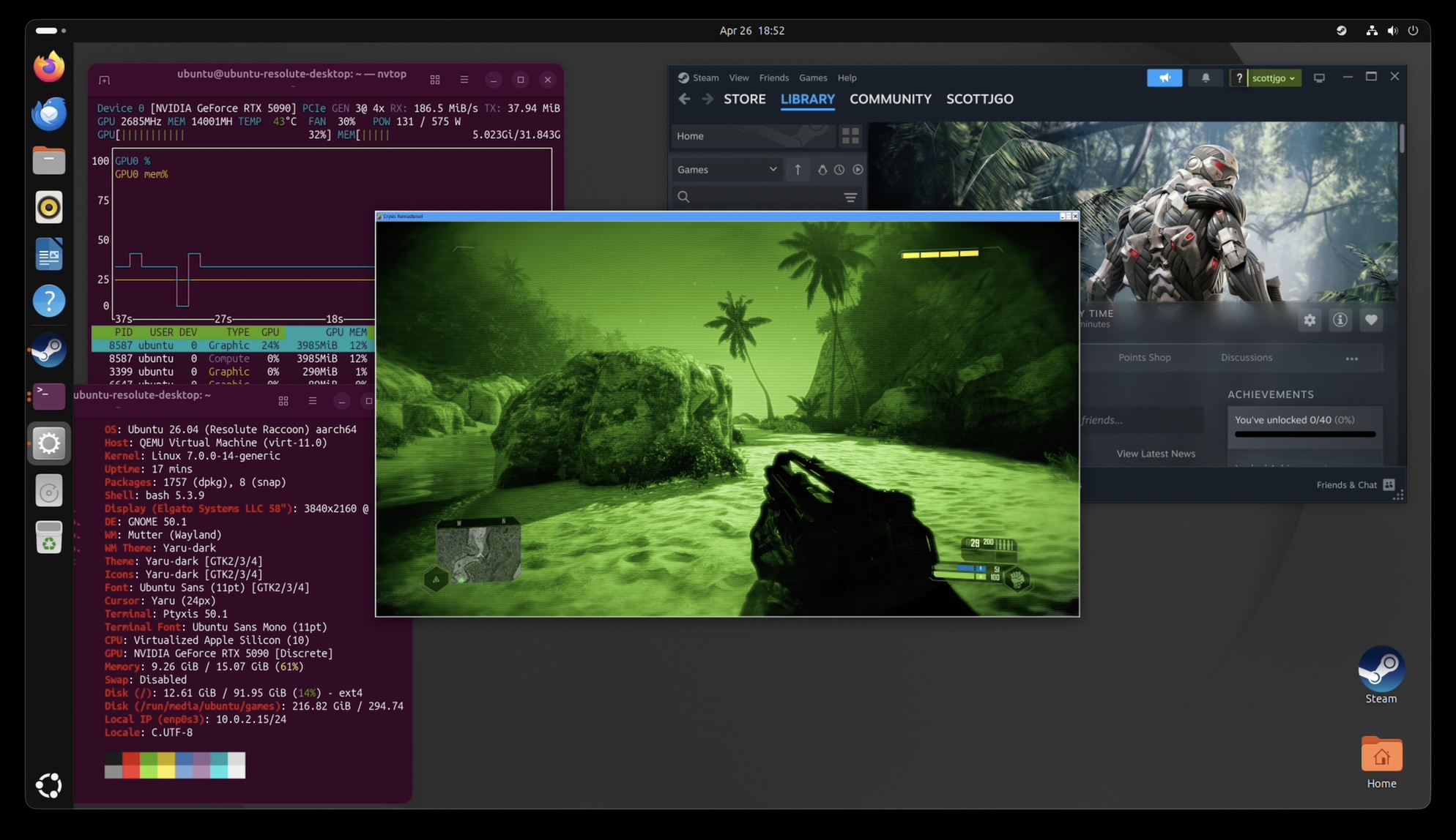 It can run crysis